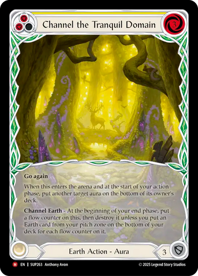 Channel the Tranquil Domain Cold Foil