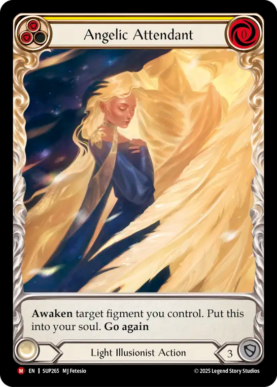 Angelic Attendant Cold Foil