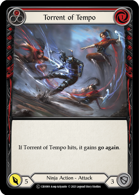 Torrent of Tempo (Red) Rainbow Foil (Unlimited)
