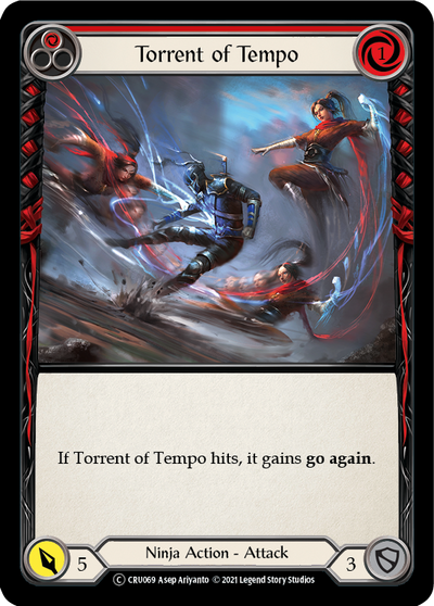 Torrent of Tempo (Red) Rainbow Foil (Unlimited)