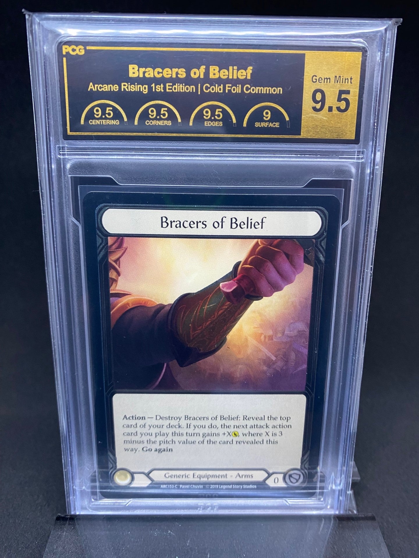 Bracers of Belief CF 9.5 Graded