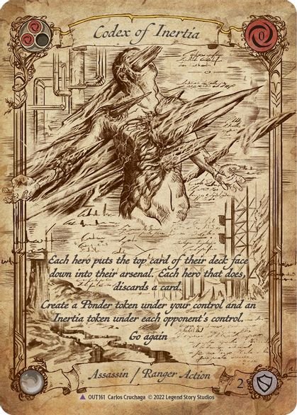 Codex of Inertia コールドフォイル マーベル