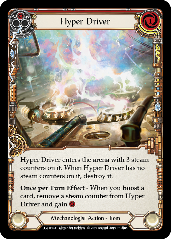 Hyper Driver Rainbow Foil 1st Edition