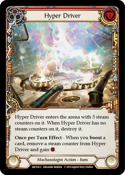 Hyper Driver Rainbow Foil 1st Edition