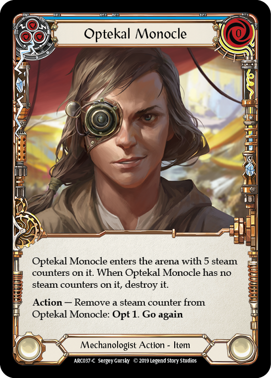 Optekal Monocle Rainbow Foil 1st Edition