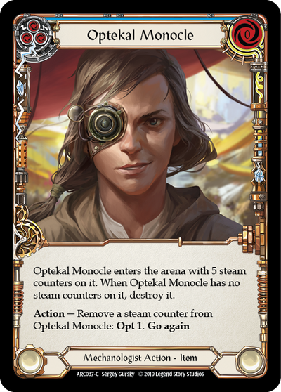 Optekal Monocle Rainbow Foil 1st Edition