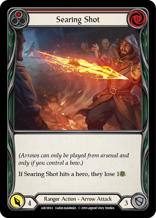 Searing Shot (Red) 1st Edition