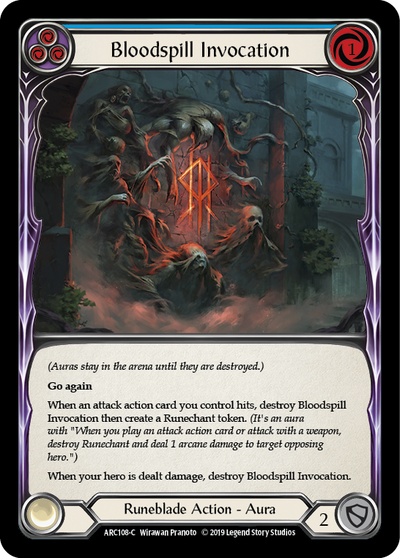 Bloodspill Invocation (Blue) 1st Edition