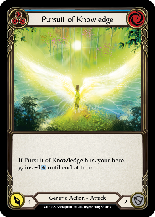 Pursuit of Knowledge Rainbow Foil 1st Edition