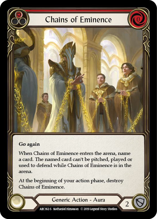 Chains of Eminence Rainbow Foil 1st Edition