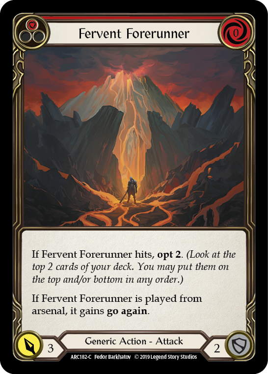 Fervent Forerunner (Red) 1st Edition