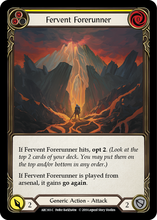 Fervent Forerunner (Yellow) 1st Edition