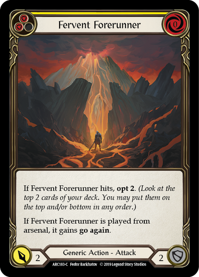 Fervent Forerunner (Yellow) 1st Edition