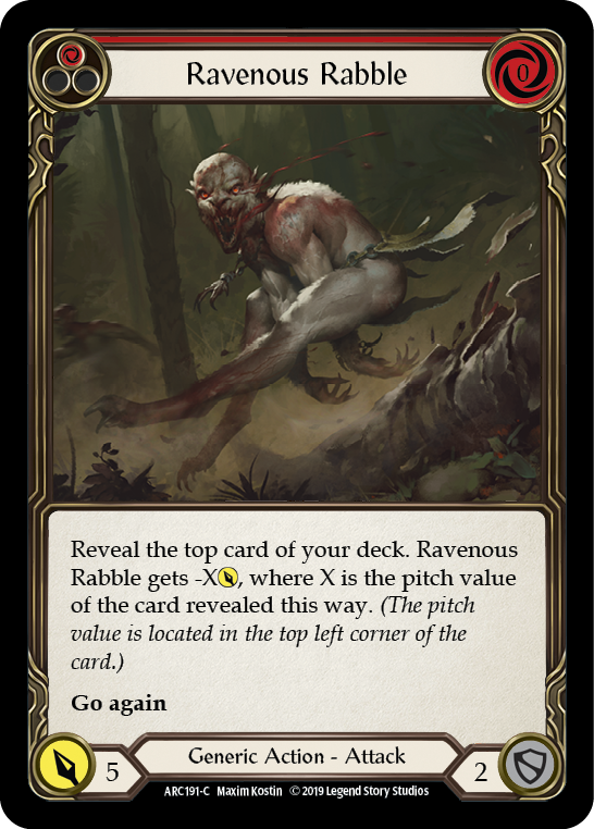 Ravenous Rabble (Red) 1st Edition