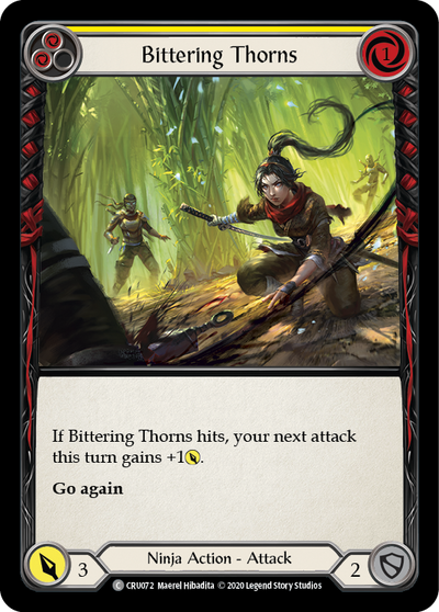 Bittering Thorns Rainbow Foil (Yellow)