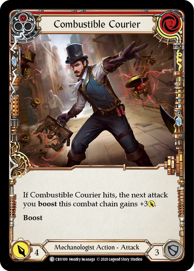 Combustible Courier (Red) Rainbow Foil