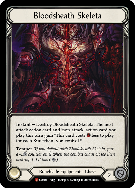 Bloodsheath Skeleta Cold Foil