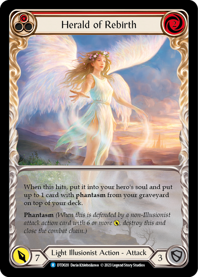 Herald of Rebirth (Red) Extended Art