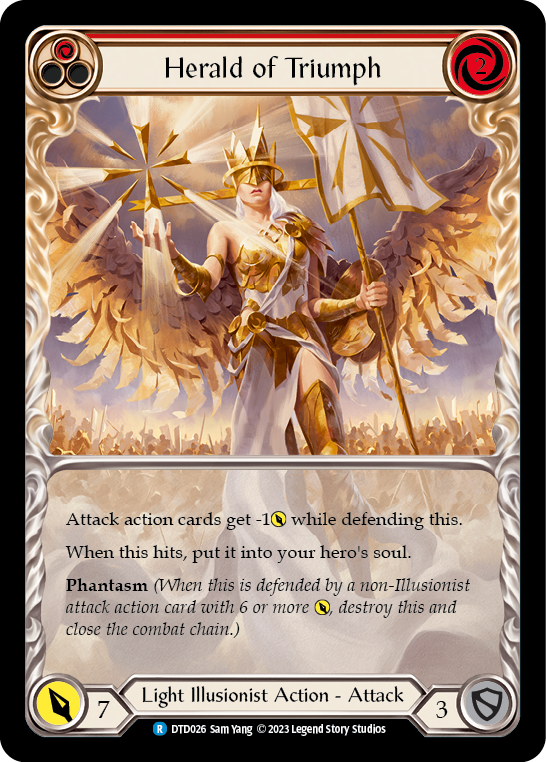 Herald of Triumph (Red) Extended Art