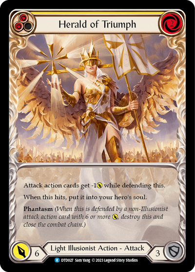 Herald of Triumph (Yellow) Extended Art