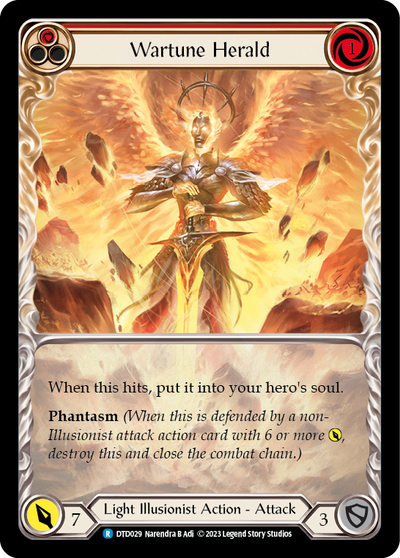 Wartune Herald (Red) Extended Art