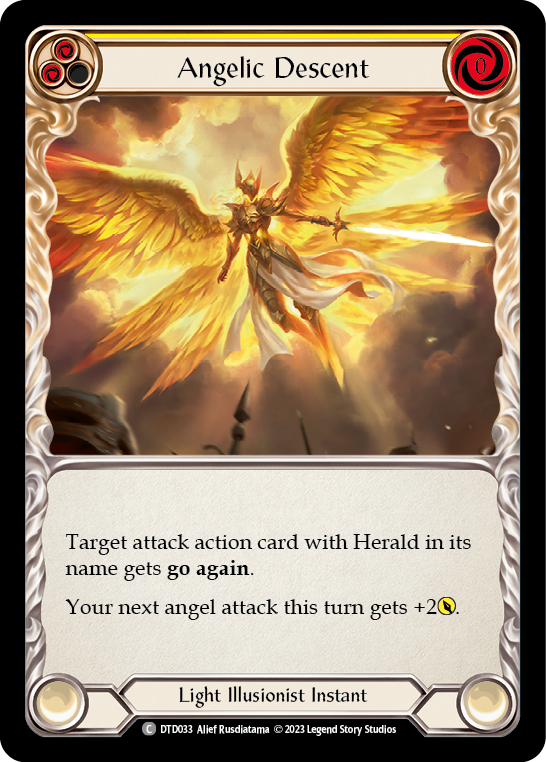 3x Angelic Descent (Yellow)