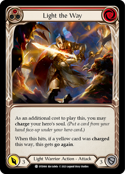 Light the Way (Red) Rainbow Foil