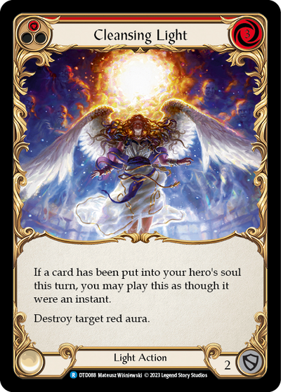 Cleansing Light (Red) Rainbow Foil