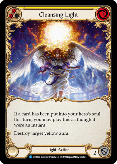 Cleansing Light (Yellow) Rainbow Foil