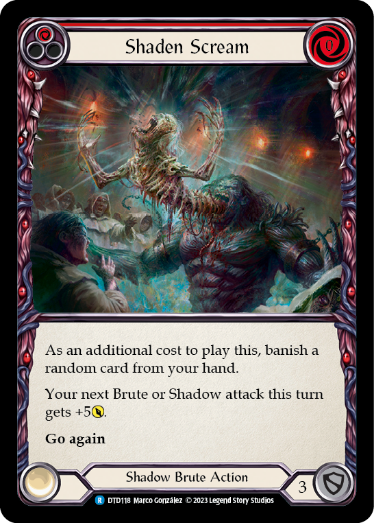 Shaden Scream (Red) Rainbow Foil