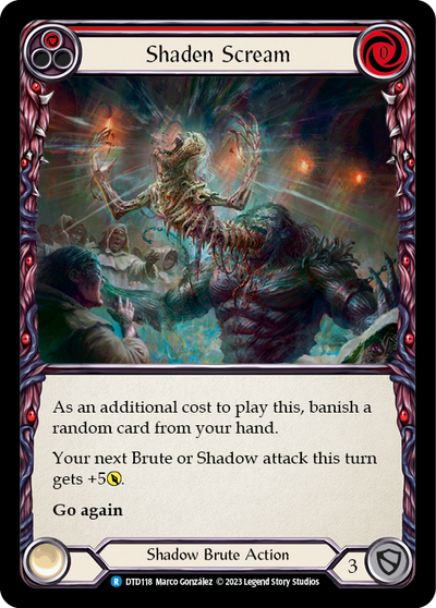 Shaden Scream (Red) Rainbow Foil