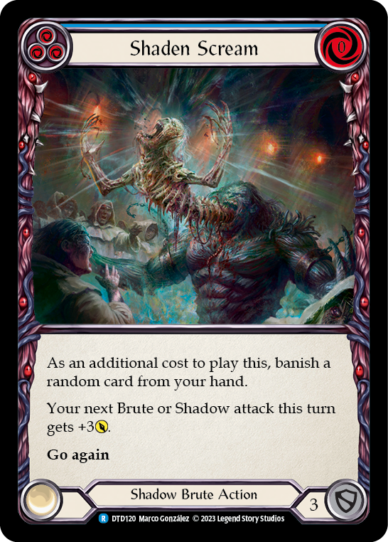 Shaden Scream (Blue) Rainbow Foil