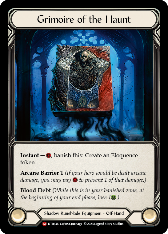 Grimoire of the Haunt Cold Foil