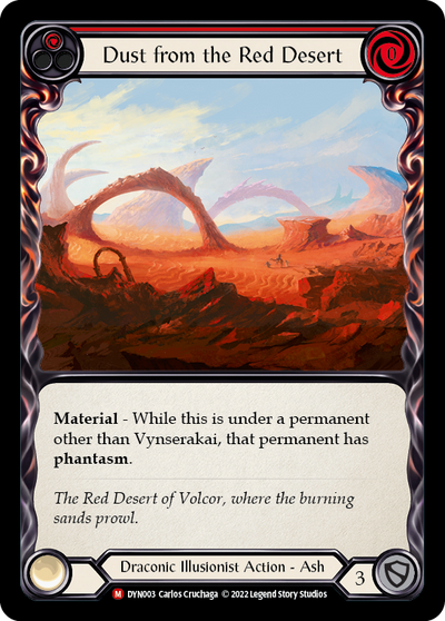 Dust from the Red Desert Rainbow Foil