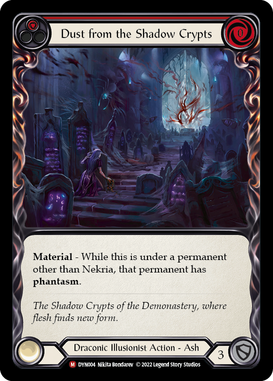 Dust from the Shadow Crypts Rainbow Foil