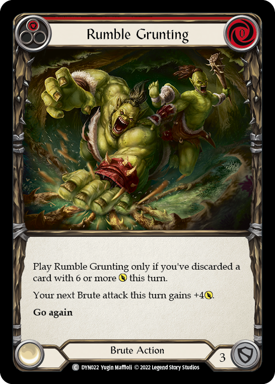 3x Rumble Grunting (Red)