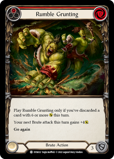 3x Rumble Grunting (Red)