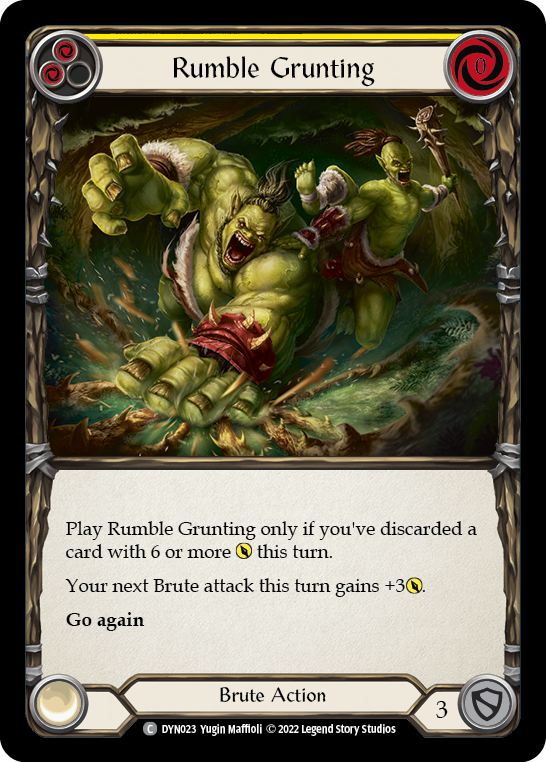 3x Rumble Grunting (Yellow)