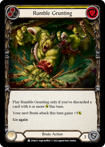 3x Rumble Grunting (Yellow)