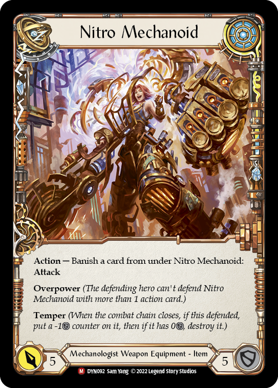 Construct Nitro Mechanoid // Nitro Mechanoid Cold Foil