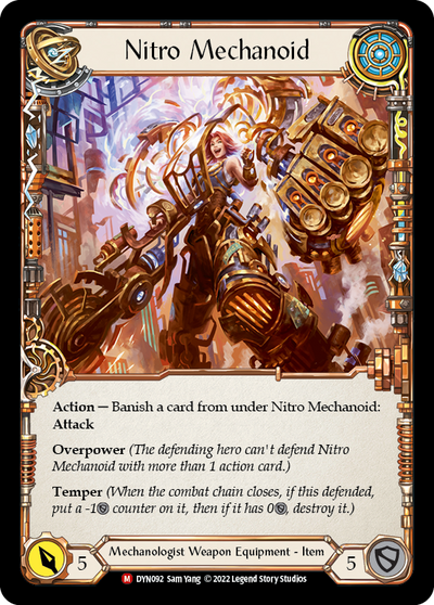 Construct Nitro Mechanoid // Nitro Mechanoid Cold Foil