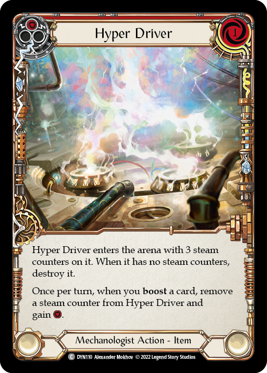 Hyper Driver Red Cold Foil