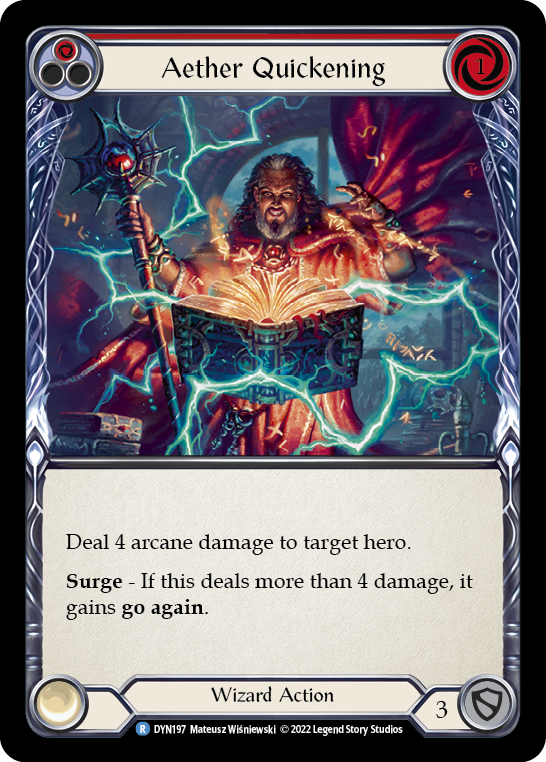 3x Aether Quickening (Red)