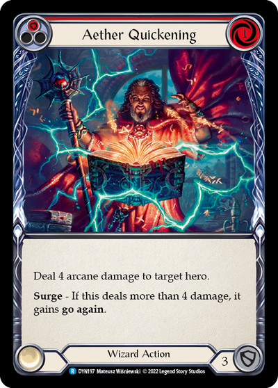 3x Aether Quickening (Red)