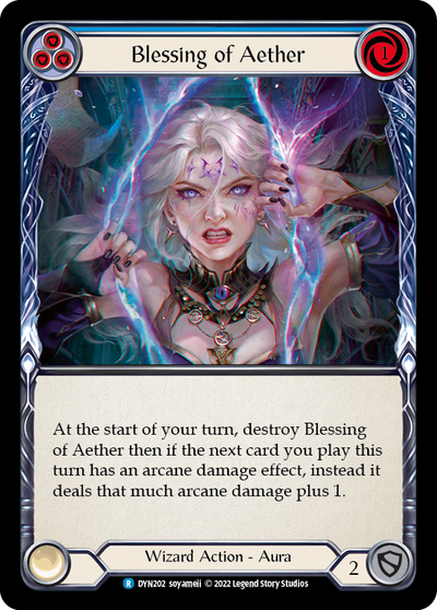 3x Blessing of Aether (Blue)