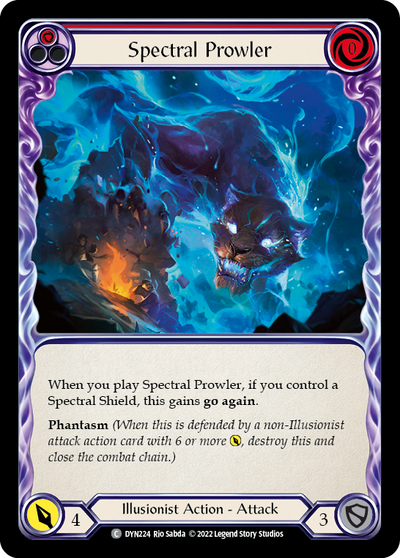 Spectral Prowler (Red) Rainbow Foil