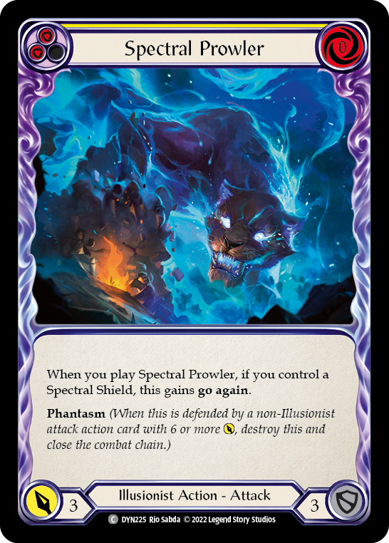 Spectral Prowler (Yellow) Rainbow Foil