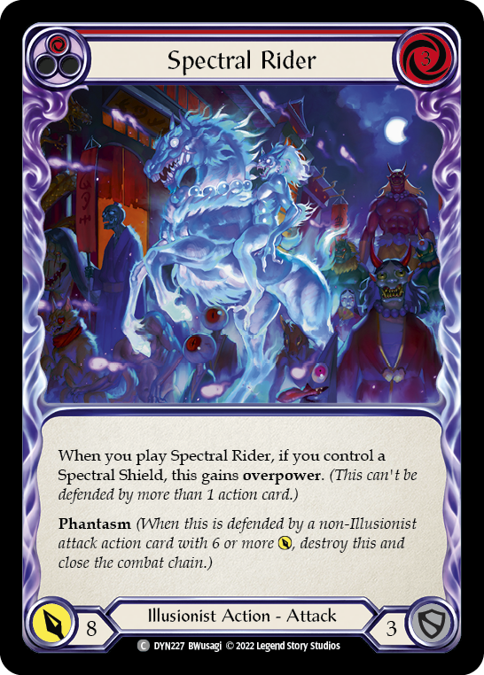 Spectral Rider (Red) Rainbow Foil