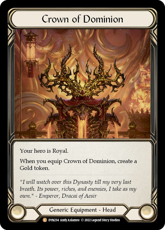 Crown of Dominion Rainbow Foil