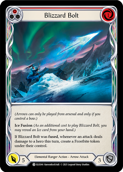 3x Blizzard Bolt (Red)